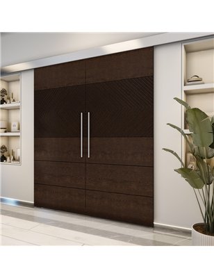 Holzschiebetür Eco-Line - Wenge  Model 4020-2