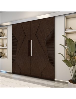 Holzschiebetür Eco-Line - Wenge  Model 4033-2