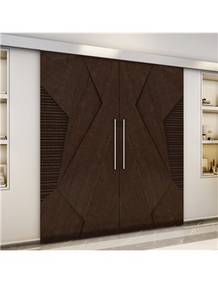 Holzschiebetür Eco-Line - Wenge  Model 4033-3