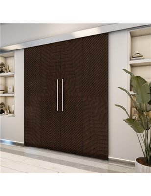 Holzschiebetür Eco-Line - Wenge  Model 4050-2