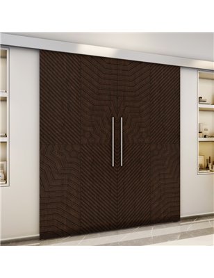 Holzschiebetür Eco-Line - Wenge  Model 4050-3