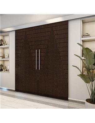 Holzschiebetür Eco-Line - Wenge  Model 4052-2