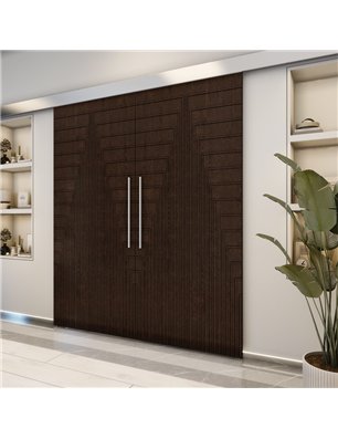 Holzschiebetür Eco-Line - Wenge  Model 4053-2