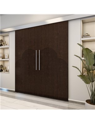 Holzschiebetür Eco-Line - Wenge  Model 4057-2