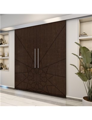 Holzschiebetür Eco-Line - Wenge  Model 4068-2