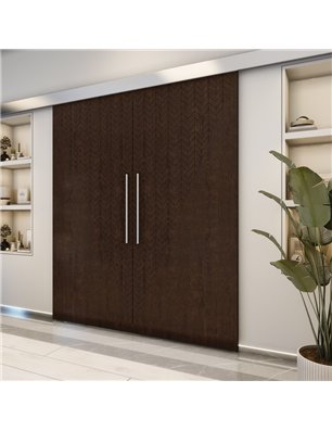 Holzschiebetür Eco-Line - Wenge  Model 4078-2