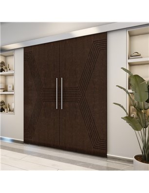 Holzschiebetür Eco-Line - Wenge  Model 4079-2