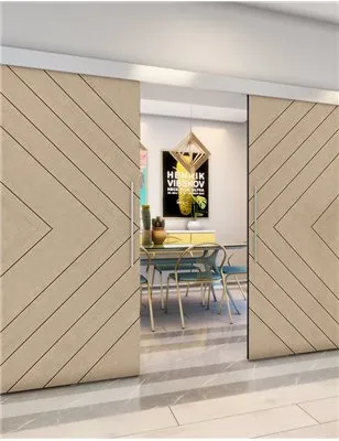 Holzschiebetür Eco-Line - Eiche Model 4038