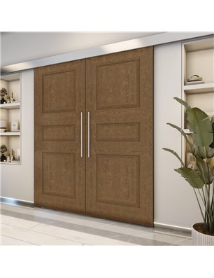 Holzschiebetür Eco-Line - Nussbaum  Model 4021-2