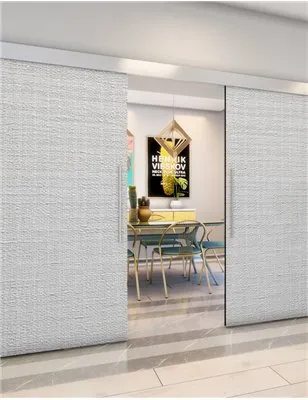 Holzschiebetür Eco-Line - Weiss 3D Model 4016