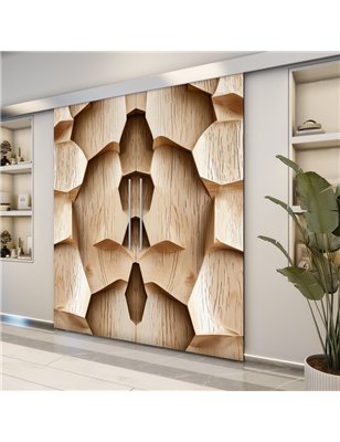 Holzschiebetür Eco-Line - Holzkunst  Model 4002-2
