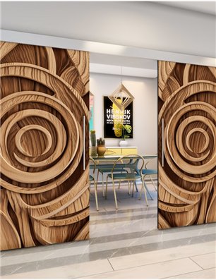 Holzschiebetür Eco-Line - Holzkunst  Model 4004