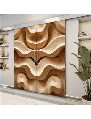 Holzschiebetür Eco-Line - Holzkunst  Model 4008-2