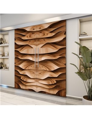 Holzschiebetür Eco-Line - Holzkunst  Model 4011-2