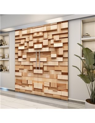 Holzschiebetür Eco-Line - Holzkunst  Model 4022-2