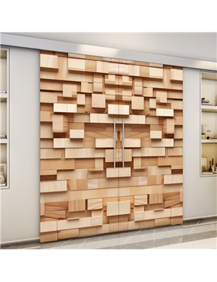 Holzschiebetür Eco-Line - Holzkunst  Model 4022-3