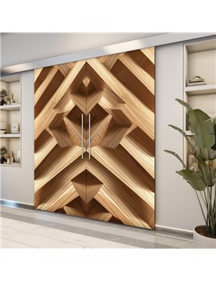 Holzschiebetür Eco-Line - Holzkunst  Model 4025-2