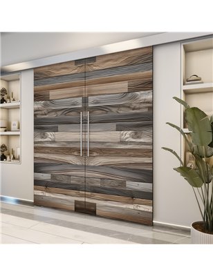 Holzschiebetür Eco-Line - Holzkunst  Model 4033-2