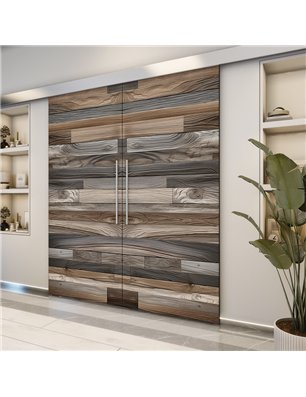 Holzschiebetür Eco-Line - Holzkunst  Model 4033-2