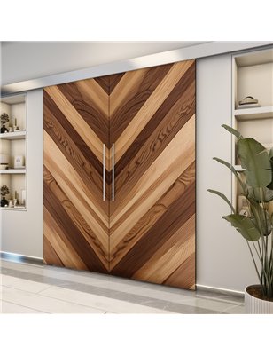 Holzschiebetür Eco-Line - Holzkunst  Model 4038-2