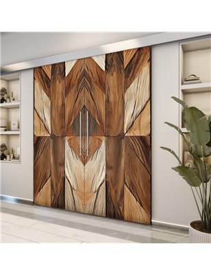 Holzschiebetür Eco-Line - Holzkunst  Model 4048-2