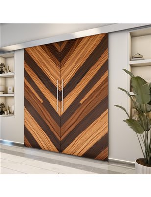 Holzschiebetür Eco-Line - Holzkunst  Model 4058-2
