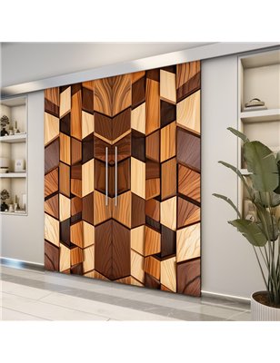 Holzschiebetür Eco-Line - Holzkunst  Model 4059-2
