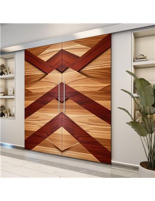 Holzschiebetür Eco-Line - Holzkunst  Model 4060-2