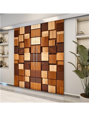 Holzschiebetür Eco-Line - Holzkunst  Model 4061-2