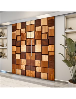 Holzschiebetür Eco-Line - Holzkunst  Model 4061-2