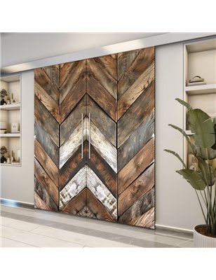Holzschiebetür Eco-Line - Holzkunst  Model 4062-2