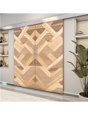 Holzschiebetür Eco-Line - Holzkunst  Model 4063-2