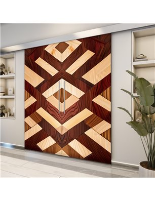 Holzschiebetür Eco-Line - Holzkunst  Model 4068-2