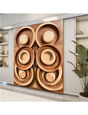 Holzschiebetür Eco-Line - Holzkunst  Model 4070-2