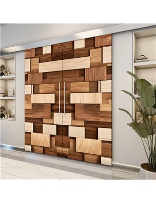 Holzschiebetür Eco-Line - Holzkunst  Model 4071-2
