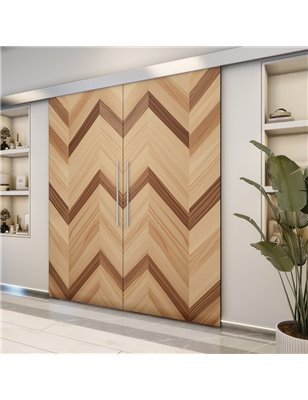 Holzschiebetür Eco-Line - Holzkunst  Model 4074-2