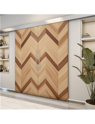 Holzschiebetür Eco-Line - Holzkunst  Model 4074-2