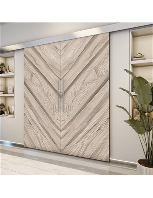 Holzschiebetür Eco-Line - Holzkunst  Model 4080-2
