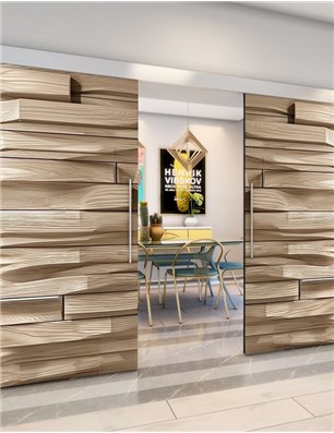 Holzschiebetür Eco-Line - Holzkunst  Model 4086