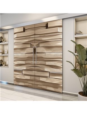Holzschiebetür Eco-Line - Holzkunst  Model 4086-2
