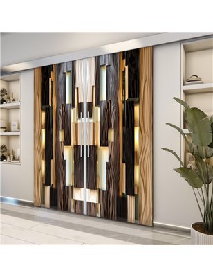 Holzschiebetür Eco-Line - Holzkunst  Model 4097-2
