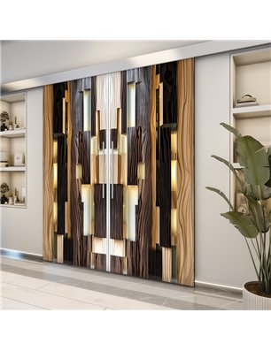 Holzschiebetür Eco-Line - Holzkunst  Model 4097-2