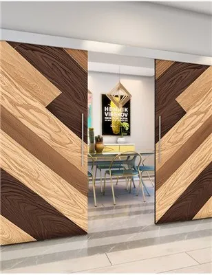 Holzschiebetür Eco-Line - Holzkunst Model 4098