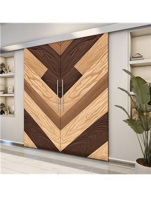 Holzschiebetür Eco-Line - Holzkunst  Model 4098-2