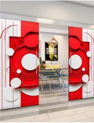 Holzschiebetür Eco-Line - Geometrie Model 4005