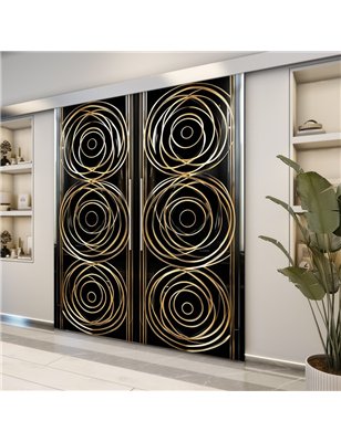 Holzschiebetür Eco-Line - Geometrie  Model 4008-2