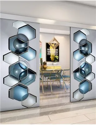 Holzschiebetür Eco-Line - Geometrie Model 4014