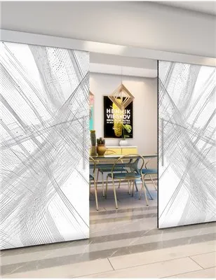 Holzschiebetür Eco-Line - Geometrie Model 4040