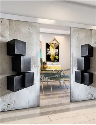 Holzschiebetür Eco-Line - Industrie Model 4017