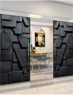 Holzschiebetür Eco-Line - Industrie Model 4028